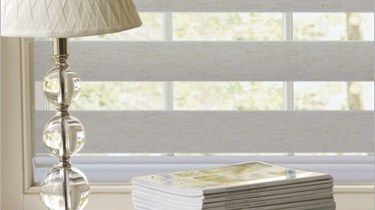 Blinds.com:  Flat Sheer Shade for Great Room Windows and Slider  in white Blinds For Windows Living Rooms, Bedroom Shades, Sheer Blinds, Zebra Shades, Zebra Blinds, Modern Blinds, Living Room Blinds, Laura Ashley Home, Sheer Shades