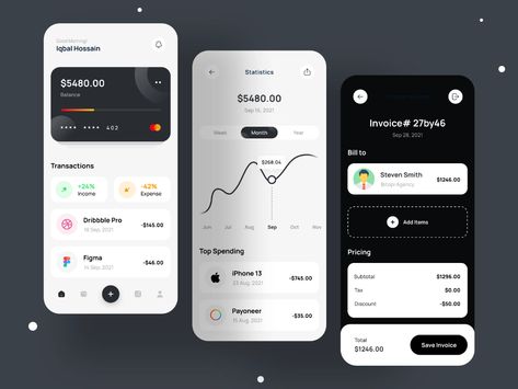 Expense Tracker App, Research Process, Web Design Ux Ui, Ux Research, App Interface Design, Finance App, Mobile Ui Design, Brand Color Palette, App Interface