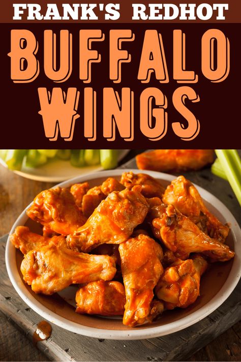 Original recipe for Frank's RedHot Butffalo Chicken Wings. Nothing beats buffalo wings and ranch dressing on game day! Red Hot Wings Recipe, Buffalo Hot Wings Recipe, Hot Wing Sauce Recipe, Hot Chicken Wings Recipe, Red Hot Chicken, Hot Wing Sauce, Buffalo Chicken Wings Recipe, Hot Chicken Wings, Buffalo Hot Wings