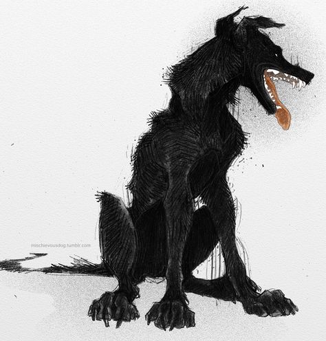 Pariah dogs from Hell? | Mischievous Dog Horror Dog Art, Mad Dog Drawing, Fantasy Dog Art, Dog Symbolism, Animal Horror, Dog Demon, Wildlife Drawings, Faith Lehane, Scary Dog