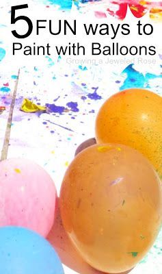 Water Balloon Painting Canvas, Paint With Balloons, Pop Painting, Big 30, Toddler Games, Balloon House, Recycled Crafts Kids, Mom Vibes, Balloon Painting