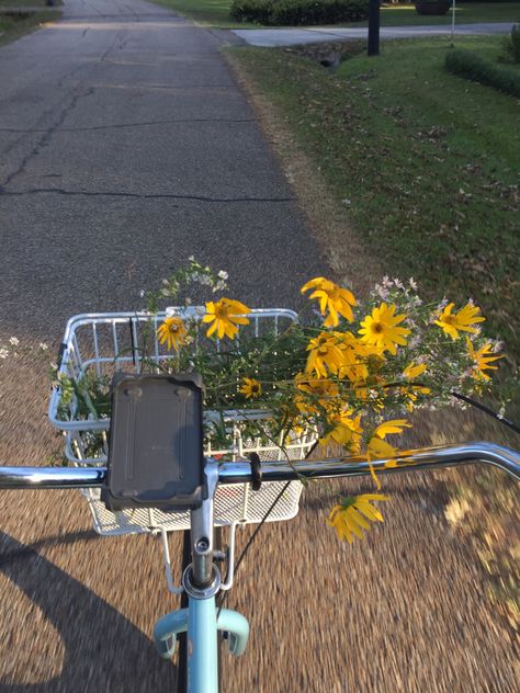 Bike Pictures Aesthetic, Old Bike Aesthetic, Bicycle Aesthetic, Playlist Pics, Aesthetic Bike, Bike Gadgets, Bike With Basket, Bike Aesthetic, Bike Pictures