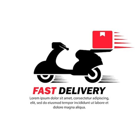 Shopping Cart Logo, Delivery Bike, Motorcycle Vector, Cart Logo, Delivery Logo, Truck Icon, Bike Logo, Bike Stickers, Restaurant Logo