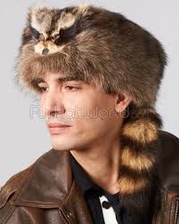 Coonskin Cap, Raccoon Hat, Fur Hat Men, Fur Trapper Hat, Winter Fur Hat, Davy Crockett, Russian Hat, Aviator Hat, Fur Clothing