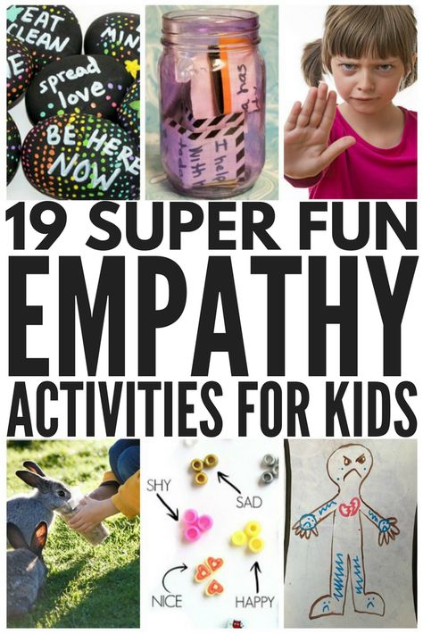 Looking for fun empathy activities for kids to teach children about kindness and compassion, and help them understand the feelings of others? We’ve rounded up 19 empathy activities for children to help teachers with their lessons plans in the classroom and parents and caregivers at home. We’ve even included 100 random acts of kindness, which includes some pretty fun and impressive ideas! Empathy Activities For Kids, Empathy Lessons, Kids Empathy, Empathy Activities, Teaching Empathy, Kindness And Compassion, Kindness Activities, School Social Work, Activities For Children