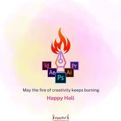 Ganpati Creative, Holi Creative, Holika Dahan, Travel Agency Logo, Holi Poster, Festival Post, Illustrator Graphic Design, Ads Creative Advertising Ideas, Graphic Design Business Card