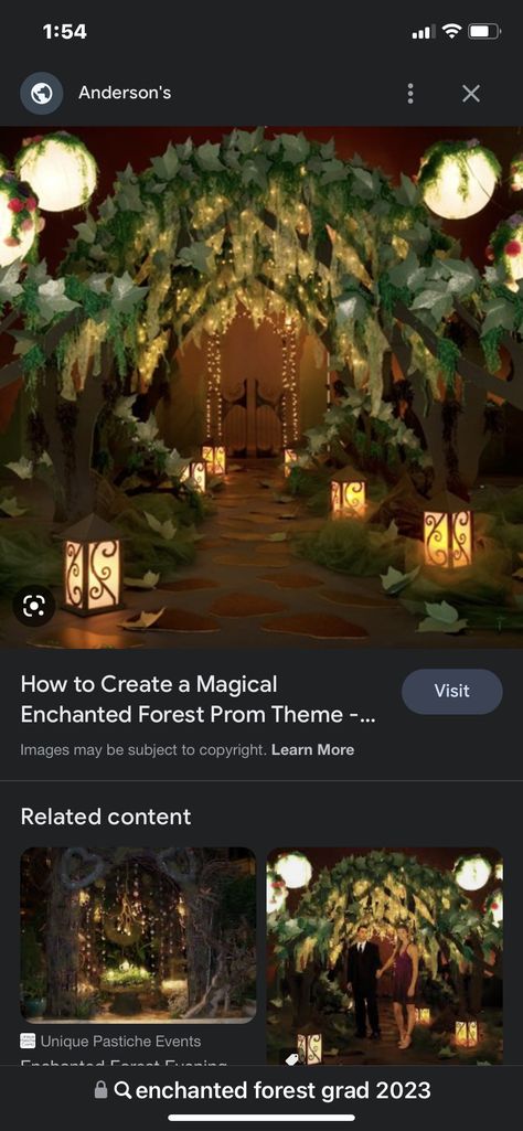 Forest Theme Ganpati Decoration, Once Upon A Time Prom Theme Decoration, Enchanted Forest Theme Quinceanera Centerpiece Ideas, Grad Themes, Fairy Garden Bedroom, Enchanted Forest Theme Party, Forest Themes, Deb Ball, Enchanted Forest Prom