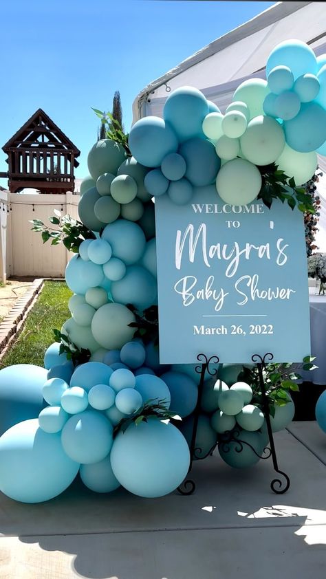 Welcome Easel, Denim Baby Shower, Fancy Baby Shower, Flower Wall Rental, Classy Baby Shower, Baby Shower Deco, Birthday Party Decorations Diy, Baby Shower Sign, Baby Shower Inspiration