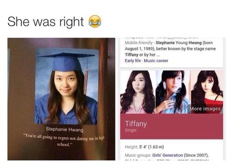 PLEASE LET THIS HAPPEN TO ME WHEN I AM DONE WITH HIGH SCHOOL. PLEASE PLEASE THERE IS HOPE FOR ME Snap Stickers, Senior Quotes Funny, Tiffany Young, Ezra Miller, Senior Quotes, Body Positive, Mystic Messenger, Kpop Funny, Korean Pop