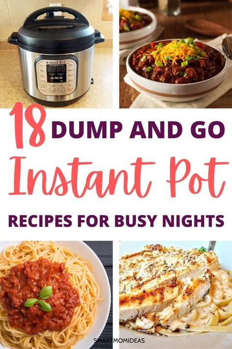 Instant Pot Make Ahead Meals, Instant Pot Recipes Make Ahead, Instant Pot Recipes For Camping, Insta Pot Quick Meals, Instapot Quick Meals, Instapot Supper Ideas, Smart Pot Recipes, Instant Pot One Pot Meals Dinners, 2 Person Instant Pot Meals