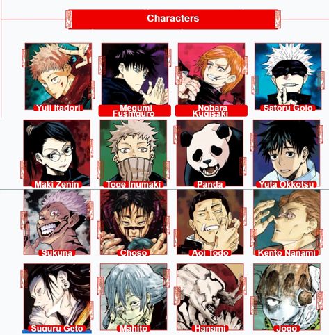 Takako Uro, Hana Kurusu, Jujutsu Kaisen Characters, Jujutsu Sorcerer, Hiromi Higuruma, Jjk Characters, Character List, Circus Characters, Anime Character Names