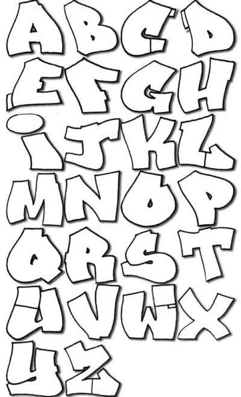 Wavy Style Cool Fonts Alphabet, Graffiti Alphabet Styles, Alphabet Graffiti, Graffiti Lettering Alphabet, Graffiti Art Letters, Schrift Design, Alphabet Style, Graffiti Lettering Fonts, Graffiti Writing