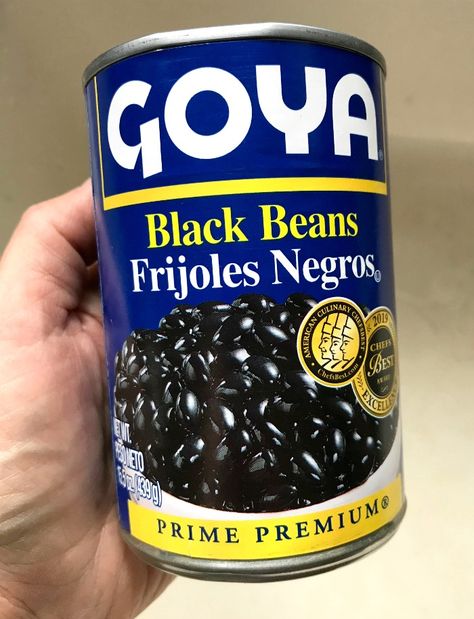 The Best Recipe for Black Beans - One Hundred Dollars a Month Spanish Black Beans, Black Beans And Rice, Black Bean Recipes, Black Bean Soup, Canned Beans, No Bean Chili, Canned Black Beans, Dried Beans, Blue Label