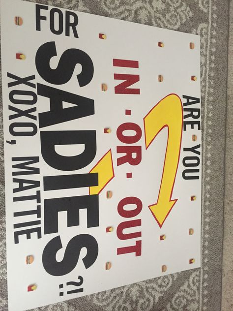 Sadie’s proposal Sadies Sign Ideas, Sadie’s Poster Ideas Dance, Cute Sadies Asking Ideas, Sadie Hawkins Proposals Creative, Harvest Dance Poster Ideas, Harvest Dance Proposals, Sadie’s Poster Ideas Funny, Sadies Proposals Ideas Boyfriends, Halloween Dance Proposal Ideas