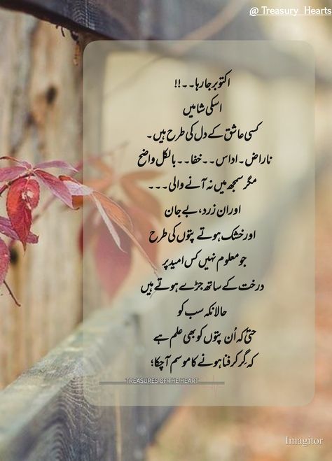 October Poetry In Urdu, October Aesthetic Quotes, October Quotes Aesthetic, October Aesthetics, October Poetry, October Wallpapers, Autumn Poetry, Autumn Poems, Start Quotes