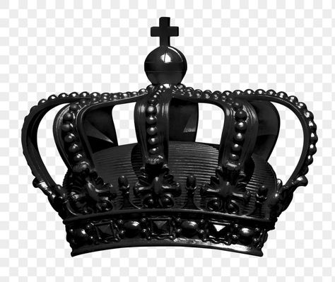 Crown Png Aesthetic, Black Crown King, Aesthetic Crown, Crown Background, Sticker Transparent Background, Crown Png, Black Tiara, Crown Aesthetic, Crown Art