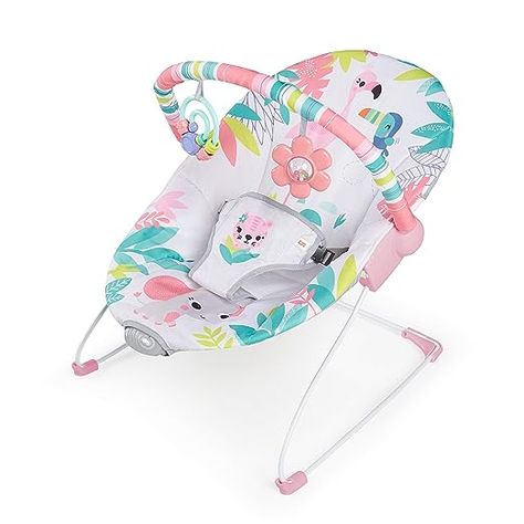 This bouncer from Bright Starts comes in many different patterns for you and baby.  2 colorful toys hanging from above.  Non-slip feet and a 3-point harness make this baby bouncer a safe spot for playtime. Deep seat for comfort.
affiliate 6 Month Toys, Baby Bouncer Seat, Baby Hammock, Soothing Baby, Baby Rocker, Bright Starts, Baby Bouncer, Sweet Moments, Baby Seat