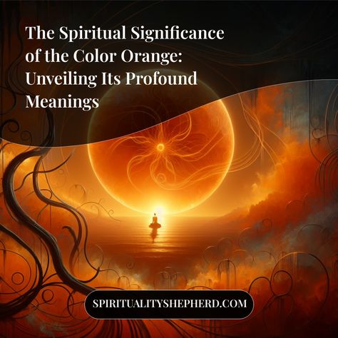 Struggling to understand the spiritual meanings behind the color orange? This vibrant guide simplifies the spiritual significance and energy ties of orange, offering a meaningful boost to your journey into spirituality. Make sure to save this pin for handy reference, adding a splash of enlightening color to your spiritual quest. Black Color Meaning, The Color Orange, Dream Meanings, Color Meanings, Spiritual Meaning, Wild Woman, Spiritual Connection, Meditation Practices, Spiritual Practices