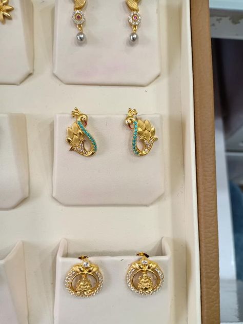 Gold Earring Design For Women, Daily Wear Earrings Gold, Daily Wear Earrings Gold Indian, Earrings Gold Indian, Gold Ear Rings, Azlee Jewelry, Daily Wear Earrings, Gold Earrings For Kids, Small Earrings Gold