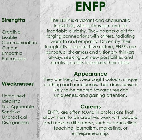 ENFP Personality Type, Strengths & Weaknesses Enfp Personality, Enfp T, Mbti Types, Strengths And Weaknesses, Myers–briggs Type Indicator, 16 Personalities, Myers Briggs Type, Healing Heart, Mbti Personality