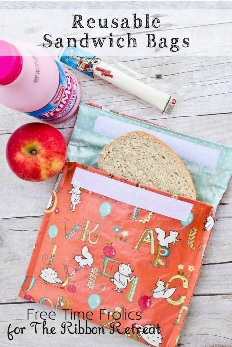 Diy Reusable Sandwich Bags, Reusable Snack Bags Tutorial, Sandwich Lunch, Reusable Sandwich Bags, Reusable Lunch Bags, Sandwich Bag, Diy Sac, Reusable Snack Bag, Best Lunch Bags