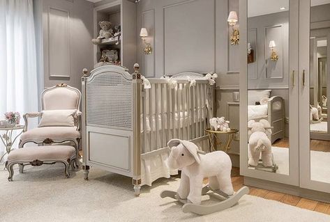 Luxury Baby Crib, Luxury Baby Room, Luxury Nursery, Nursery Room Design, Girl Nursery Room, Baby Room Inspiration, Nursery Room Inspiration, Baby Room Design