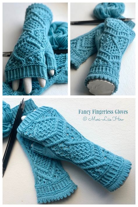 beautiful and amazing fingerless gloves ideas Cable Knit Fingerless Gloves Free Pattern, Knitted Handwarmers Free Pattern, Wristwarmer Knitting Pattern, Finger Gloves Knitting, Fancy Fingerless Gloves, Crazy Knitting Patterns, Knitting Gloves Fingerless, Knitting Patterns Fingerless Gloves, Free Knit Fingerless Gloves Pattern