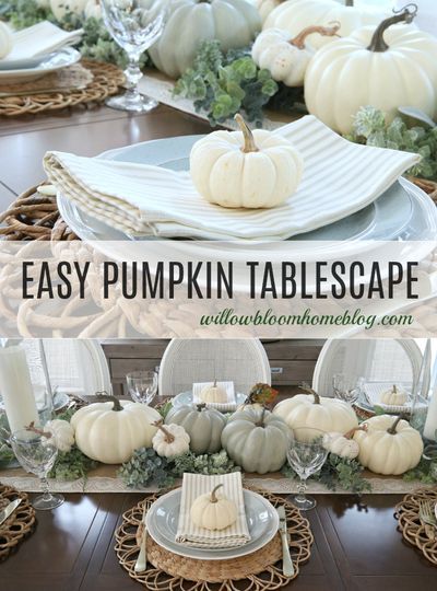 Fall Dining Room Table Decor, Thanksgiving Table Decor Ideas, Pumpkin Tablescape, Fall Dining Room Table, Halloween Chic, Fall Dining Table, Room Table Decor, Fall Dining Room, Thanksgiving Table Decor