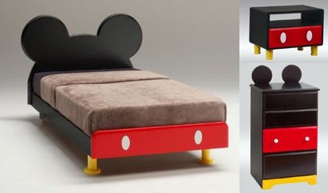 cama para niña o niño mickey mouse oferta Mickey Mouse Room, Mickey Mouse Bedroom, Deco Disney, Disney Bedrooms, Disney Furniture, Disney Rooms, Disney Home Decor, Furniture Chairs, Disney Decor