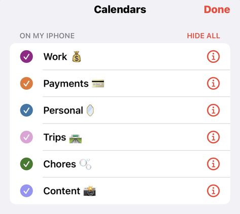 iphone calendar’s | apple | aesthetic | organization | girly Ical Calendar Aesthetic, Apple Calendar Color Palette, Apple Calendar Aesthetic, Apple Calendar Organization, Apple Notes Aesthetic, Iphone Calendar, Apple Calendar, Aesthetic Organization, Apple Aesthetic