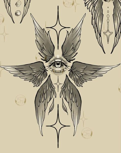 Biblically Accurate Angel Tattoo, Artsy Tattoos, Biblically Accurate, Diy Pants, Dark Art Tattoo, Tattoo Art Drawings, February 2023, Note Book, Dope Tattoos