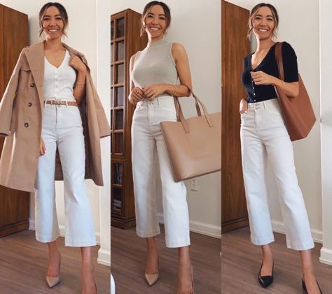 Spring/Summer 2020 Capsule Wardrobe - LIFE WITH JAZZ Life With Jazz, Blazer Off White, Top Teacher, Fav Outfit, Women Work Outfits, Trendy Work Outfit, Business Clothing, Office Casual Outfit, Business Outfits Women