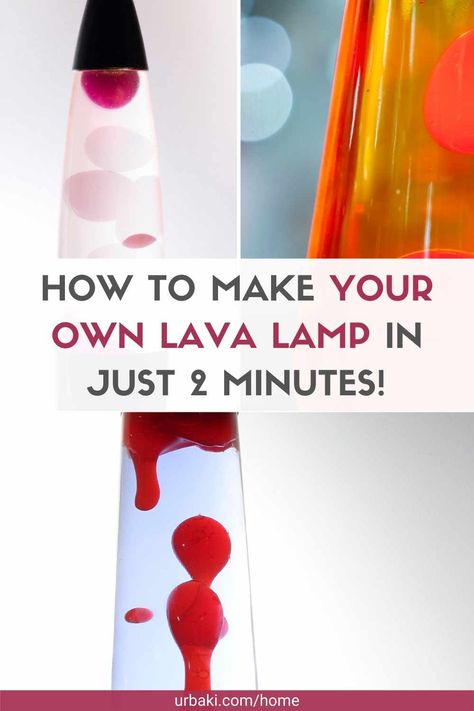 Large Lava Lamp, How To Make Lava Lamps Diy, How To Make A Diy Lava Lamp, Home Made Lava Lamps, Lava Lamp Centerpiece Ideas, Diy Lava Lamp Party Favor, Lava Lamp Tumbler Cup Diy, How To Make A Lava Lamp In A Bottle, How To Make A Lava Lamp