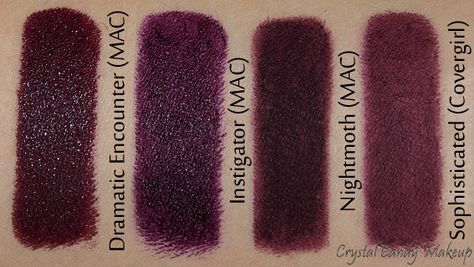 MAC Instigator Dupes Punk Couture, Lip Pencil Colors, Vampy Lips, Candy Makeup, Crystal Candy, Swag Makeup, Dope Makeup, Dark Makeup, Makeup Makeover