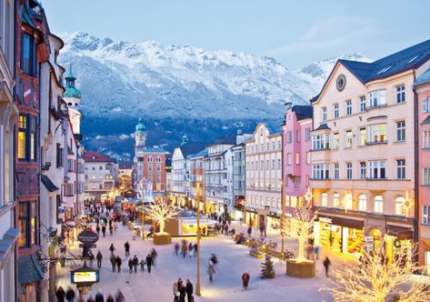 Christmas Markets in Innsbruck | When and Where to Find Them Innsbruck Austria, World Most Beautiful Place, Austria Travel, Innsbruck, Most Beautiful Cities, Beautiful Places In The World, Salzburg, Most Beautiful Places, Tourist Attraction