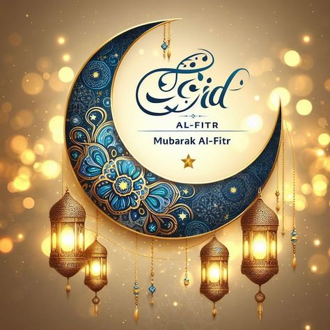 Carte De Vœux Pour L'aïd Al-fitr | Premium Photo #Freepik #photo Eid Al Fitr Greeting, Eid Mubarak Vector, Eid Al Fitr, Photo Banner, Image Icon, Event Food, Card Banner, Poster Invitation, Photo Images