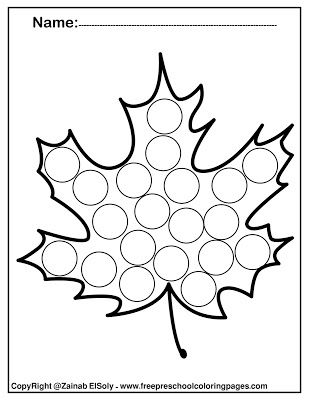 free autumn leaves fall do a dot marker coloring pages Fall Leaves Coloring Pages, Dot Marker Printables, Fall Coloring Sheets, Decoration Creche, Dot Marker Activities, Leaf Coloring Page, Fall Preschool Activities, Dot Worksheets, Fall Arts And Crafts