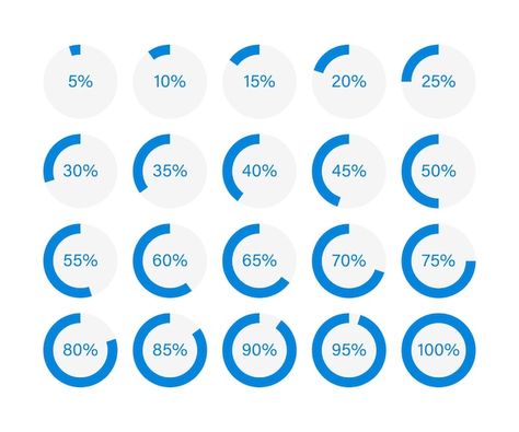 Vector pie graph icon set. vector flat i... | Premium Vector #Freepik #vector #circle-percentage #pie-diagram #pie-chart #pie-graph Pie Diagram, Pie Graph, Icon Set Vector, Flat Illustration, Circle Design, Icon Set, Premium Vector, Design Elements, Graphic Resources