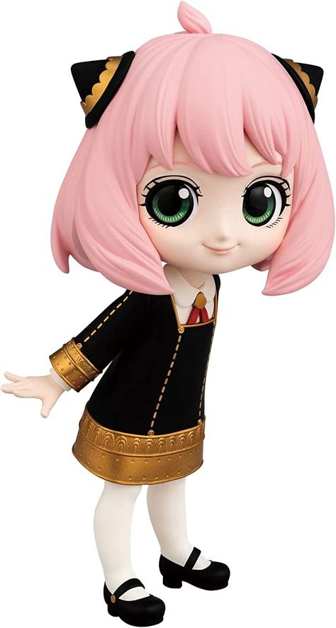 Anime SPYxFAMILY - Cute Anya Forger Mini Figure Academy Uniforms, Q Posket, Glossy Eyes, Anya Forger, Spy Family, Anime Toys, Spy X Family, Kawaii Art, Amazon Com