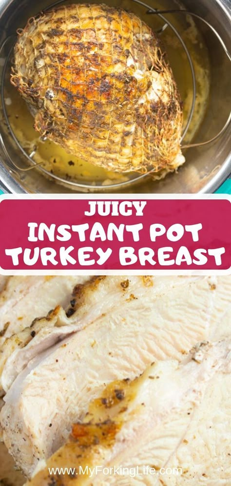 Turkey Breast Recipes Crock Pot, Instant Pot Turkey Breast, Pressure Cooker Turkey, Boneless Turkey Breast, Turkey Breast Recipes, Instant Pot Turkey, Cooking Turkey Breast, Crockpot Turkey, Turkey Breast Recipe