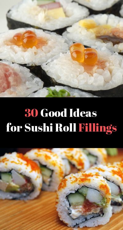 Do you want your sushi to burst with sweet and tangy flavors? Here are 30 good ideas to be creative with your sushi and please your taste buds. Eel Sauce Recipe, Types Of Sushi Rolls, Homemade Sushi Rolls, Sushi Fillings, Sushi Bars, Sushi Ingredients, Sushi Recipes Homemade, Sushi Roll Recipes, Sushi Japanese