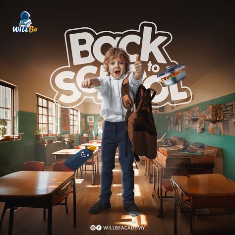 Back to School :: Behance Education Ads Creative, Back To School Ads, Kids Poster Design, Advertising Design Poster, School Social Media Post, Back To School Projects, School Ads, Dentist Tools, Kids Social Media