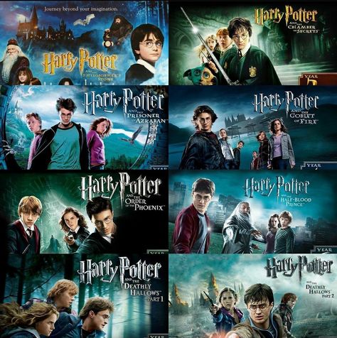 Harry Potter All Movies, Hari Poter, Harry Potter Now, Harry Potter Half Blood Prince, Fantastic Beasts Book, Harry Potter Order, Theatre Movie, Hery Potter, Harry Potter Day