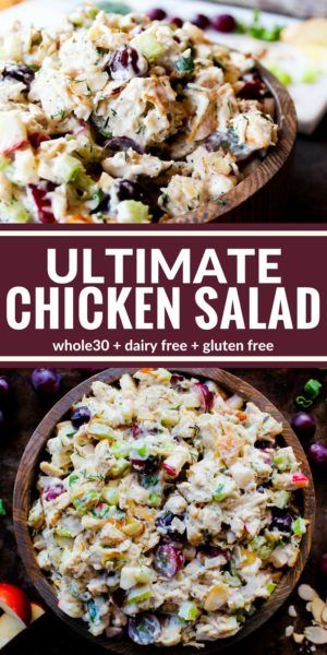 Ultimate Chicken Salad - The Whole Cook Ultimate Chicken Salad, Easy Chicken Salad, Resep Salad, Creamy Cucumber Salad, Diner Recept, Diced Apples, Salad Recipes For Dinner, Idee Pasto Sano, Chicken Salad Recipes