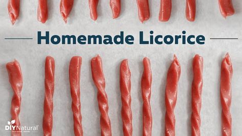 How to Make Licorice: A Simple and Delicious Homemade Licorice Recipe Diy Licorice Candy, Homemade Licorice Recipes, Red Licorice Recipe, How To Make Licorice, Homemade Licorice Candy, Homemade Licorice, Licorice Recipe, Homemade Liquorice, Gluten Free Licorice