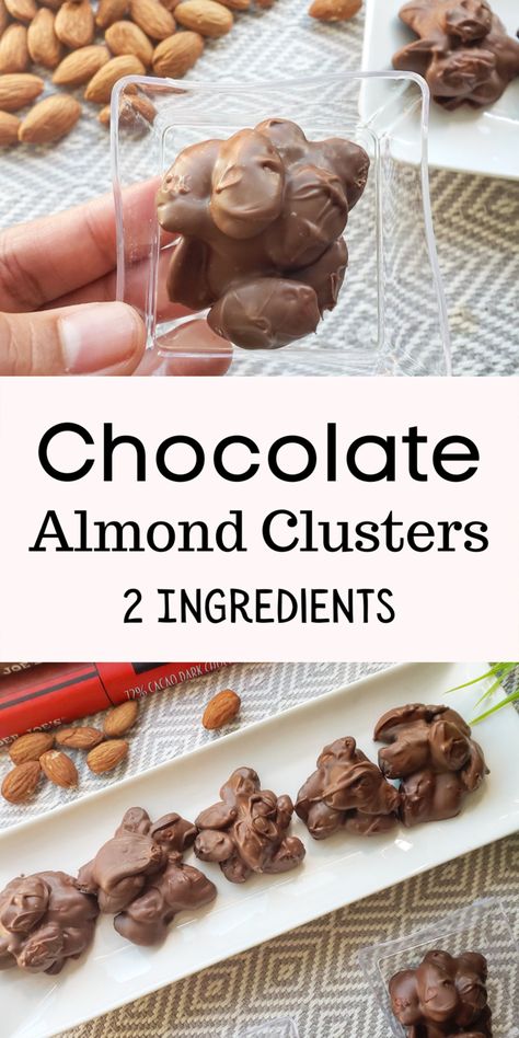 Chocolate Covered Almond Clusters, Crockpot Almond Clusters, Chocolate Covered Nuts Clusters, Almond Uses, Almond Clusters Recipe, Chocolate Almonds Recipe, Almond Fudge Recipe, Chocolate Covered Almonds Recipe, Chocolate Almond Clusters