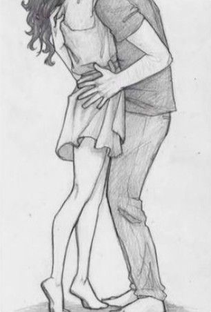 Romione Fanart, Couples Kissing Drawing, Kissing Drawing, Desenhos Love, Romantic Drawing, Expecto Patronum, Dancing Drawings, Drawing Hands, Couple Sketch