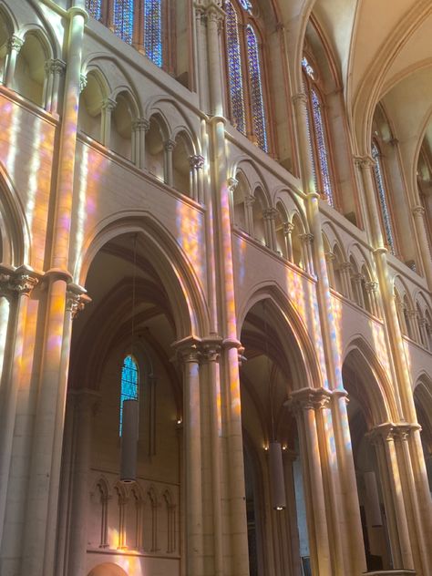 #lightacademiaaesthetic #stainedglassart #travel #europe #france #weddingaesthetic #cathedral #pastel #pastelgoth Pastel Stained Glass Aesthetic, Colorful Academia Aesthetic, Pastel Academia Aesthetic, Fantasy Cathedral, Stained Glass Cathedral, Cathedral Aesthetic, Stained Glass Aesthetic, Pastel Academia, Cathedral Interior