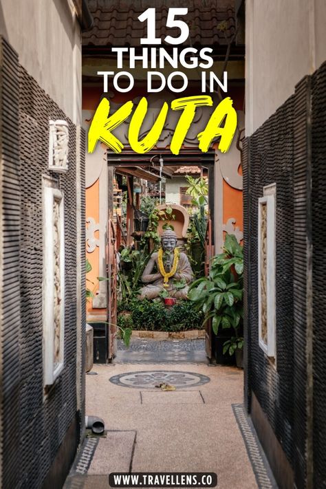 Things To Do In Kuta Bali, Waterbom Bali, Bali Activities, Uluwatu Temple, Turtle Conservation, Kuta Beach, Kuta Bali, Bali Beaches, Interesting History