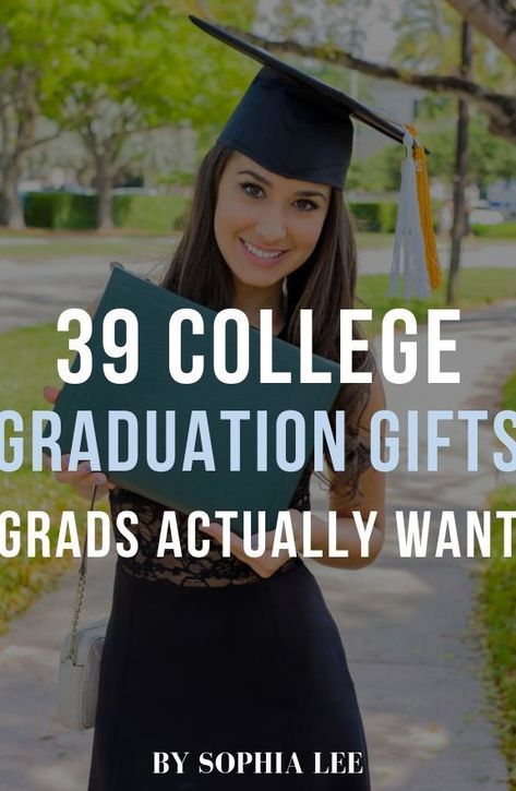 39 Best College Graduation Gifts for Girls #graduation #gift #box #ideas #graduationgiftboxideas These popular college graduation gifts for girls show the graduate just how special their accomplishment is with gift ideas they will use all the time. Graduation Gifts For Girls, Graduation Gifts For Best Friend, Graduation Gifts For Guys, Funny Graduation Gifts, College Grad Gifts, Diy Graduation Gifts, Sophia Lee, Best Graduation Gifts, Unique Graduation Gifts